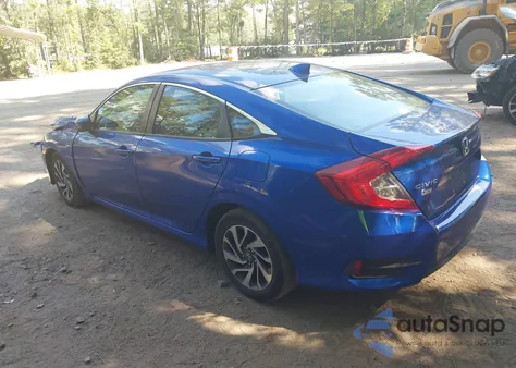 2017 Honda Civic Ex z USA, uszkodzony, nr VIN 2HGFC2F77HH557482